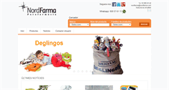 Desktop Screenshot of nordfarma.com